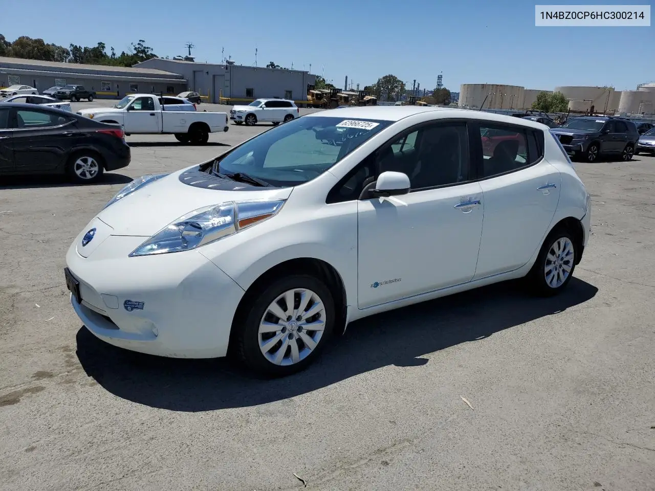 2017 Nissan Leaf S VIN: 1N4BZ0CP6HC300214 Lot: 62966725