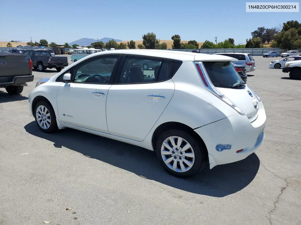 2017 Nissan Leaf S VIN: 1N4BZ0CP6HC300214 Lot: 62966725