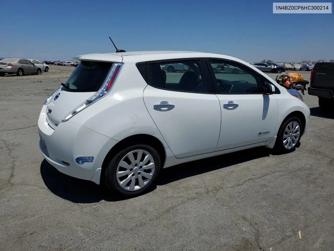2017 Nissan Leaf S VIN: 1N4BZ0CP6HC300214 Lot: 62966725
