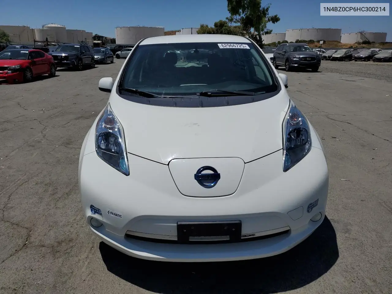 2017 Nissan Leaf S VIN: 1N4BZ0CP6HC300214 Lot: 62966725