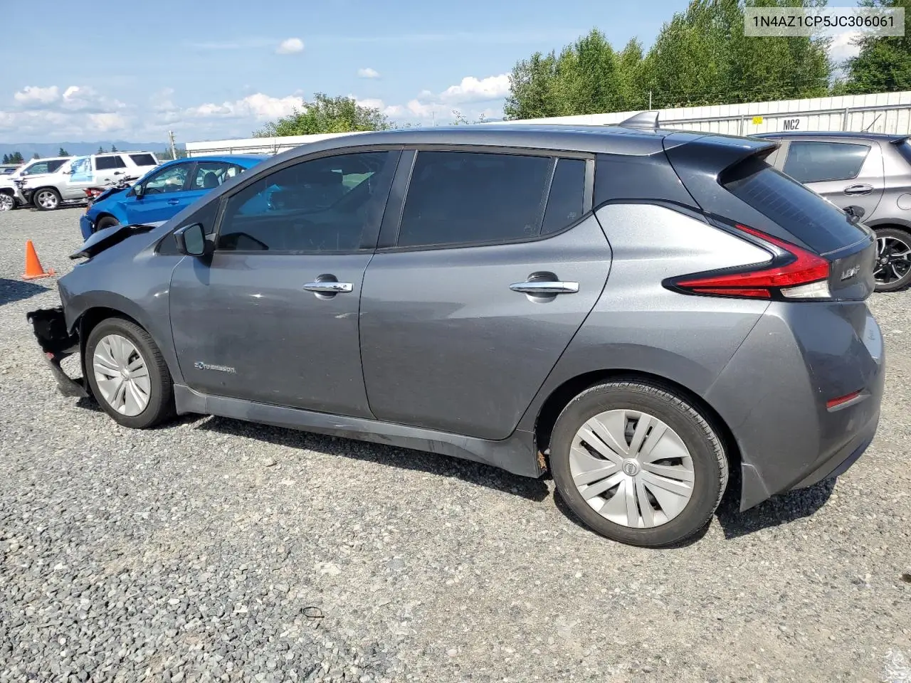 2018 Nissan Leaf S VIN: 1N4AZ1CP5JC306061 Lot: 60999095