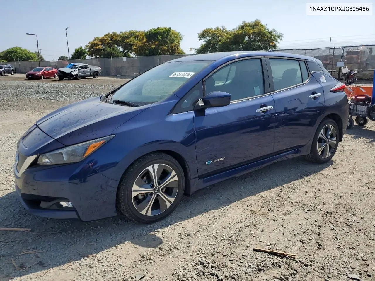 2018 Nissan Leaf S VIN: 1N4AZ1CPXJC305486 Lot: 61610015