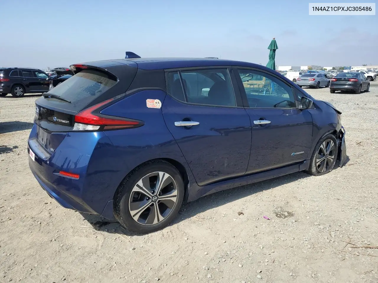 2018 Nissan Leaf S VIN: 1N4AZ1CPXJC305486 Lot: 61610015