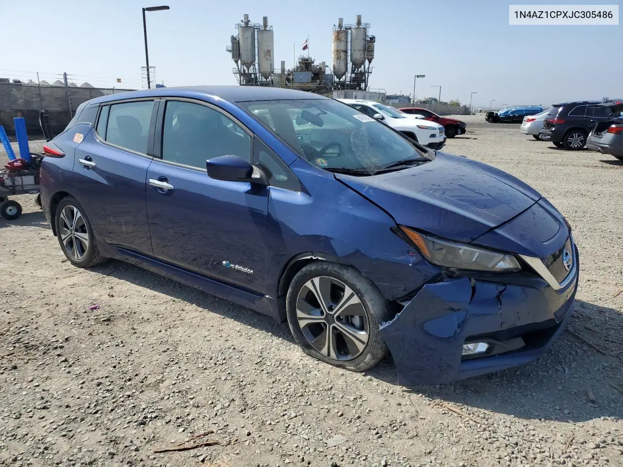 2018 Nissan Leaf S VIN: 1N4AZ1CPXJC305486 Lot: 61610015