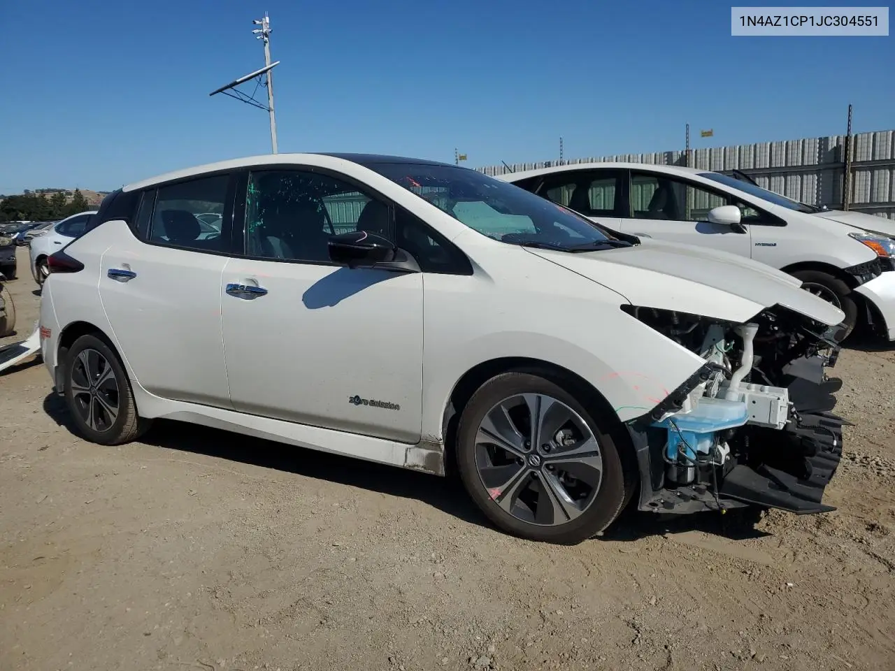 2018 Nissan Leaf S VIN: 1N4AZ1CP1JC304551 Lot: 61624275