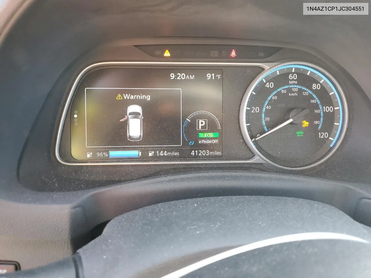 2018 Nissan Leaf S VIN: 1N4AZ1CP1JC304551 Lot: 61624275
