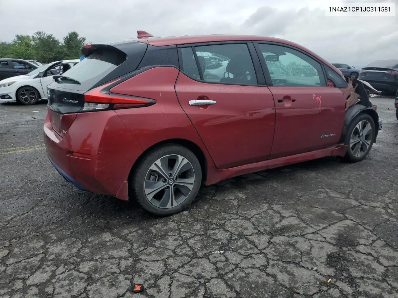 2018 Nissan Leaf S VIN: 1N4AZ1CP1JC311581 Lot: 61968815