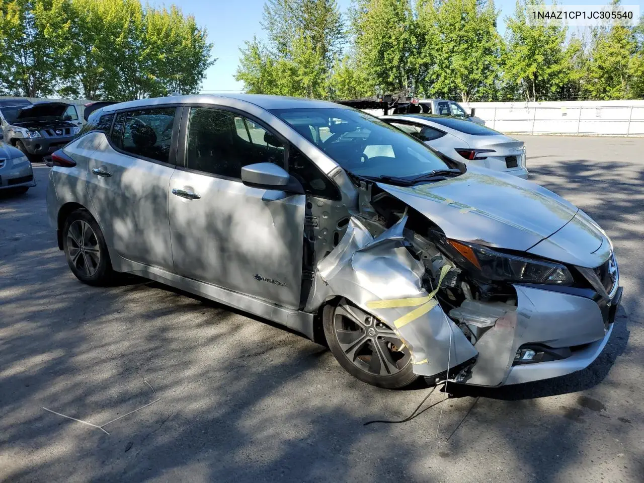 2018 Nissan Leaf S VIN: 1N4AZ1CP1JC305540 Lot: 62317175