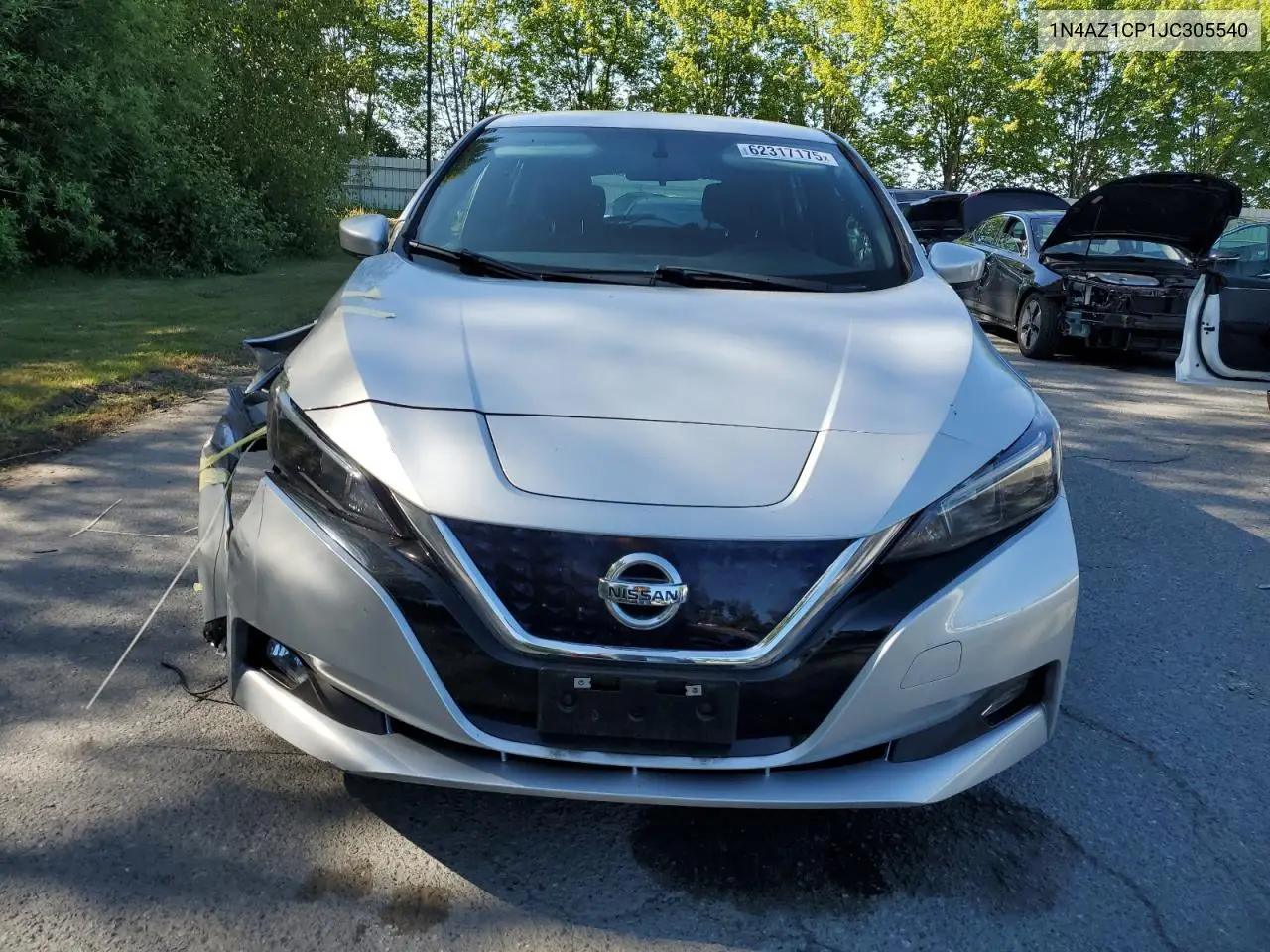 2018 Nissan Leaf S VIN: 1N4AZ1CP1JC305540 Lot: 62317175