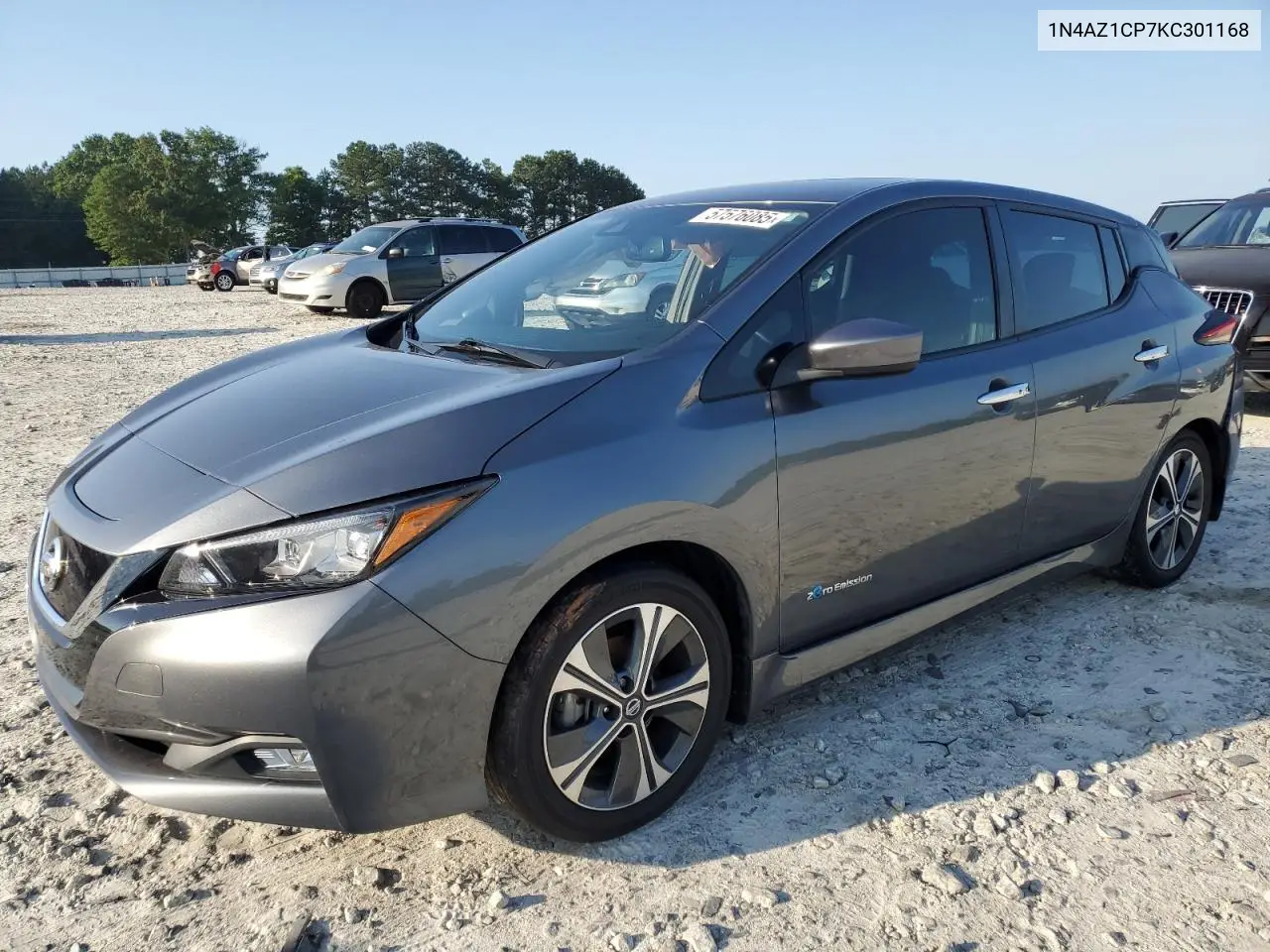 2019 Nissan Leaf S VIN: 1N4AZ1CP7KC301168 Lot: 57576085