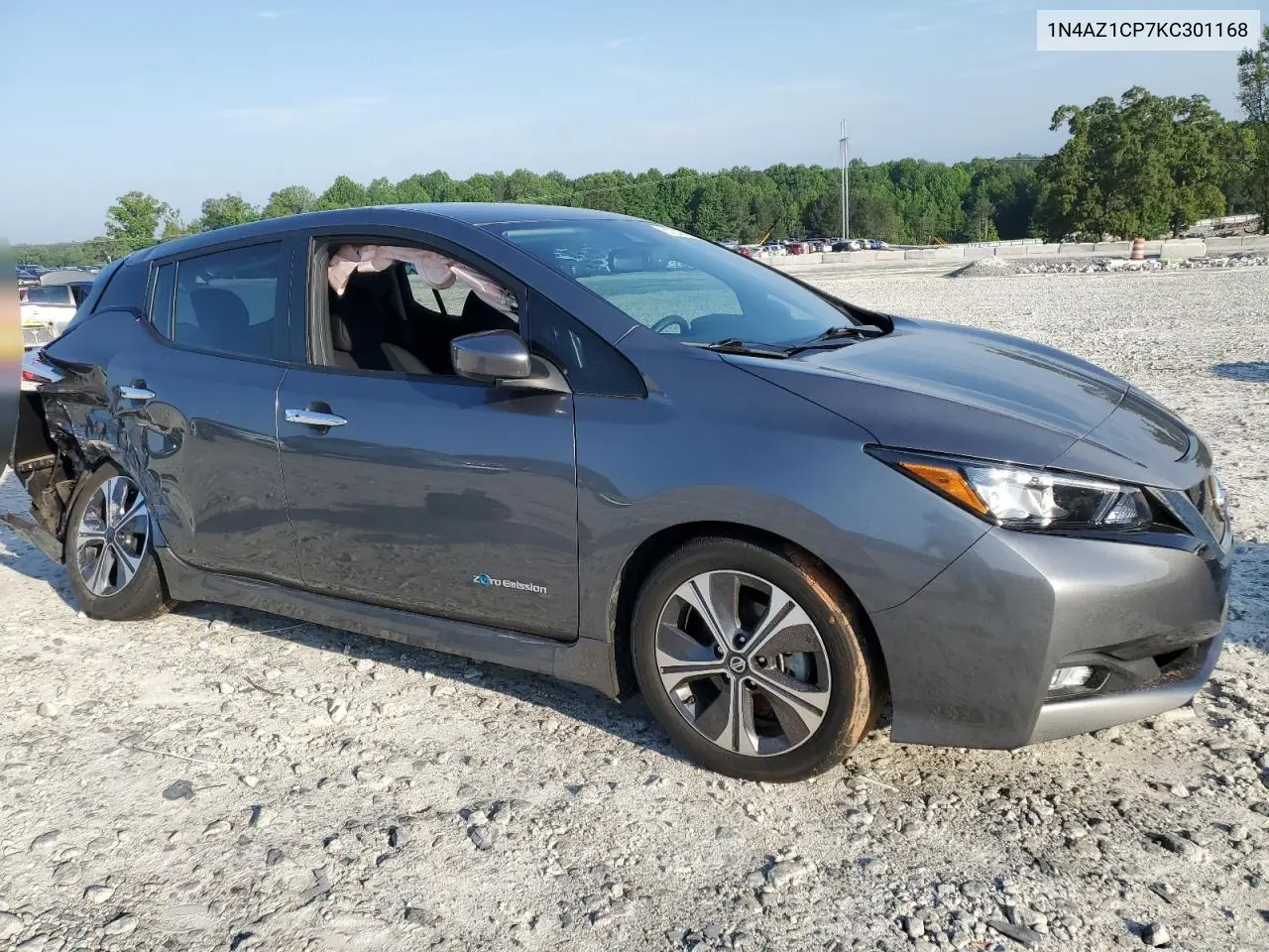 2019 Nissan Leaf S VIN: 1N4AZ1CP7KC301168 Lot: 57576085