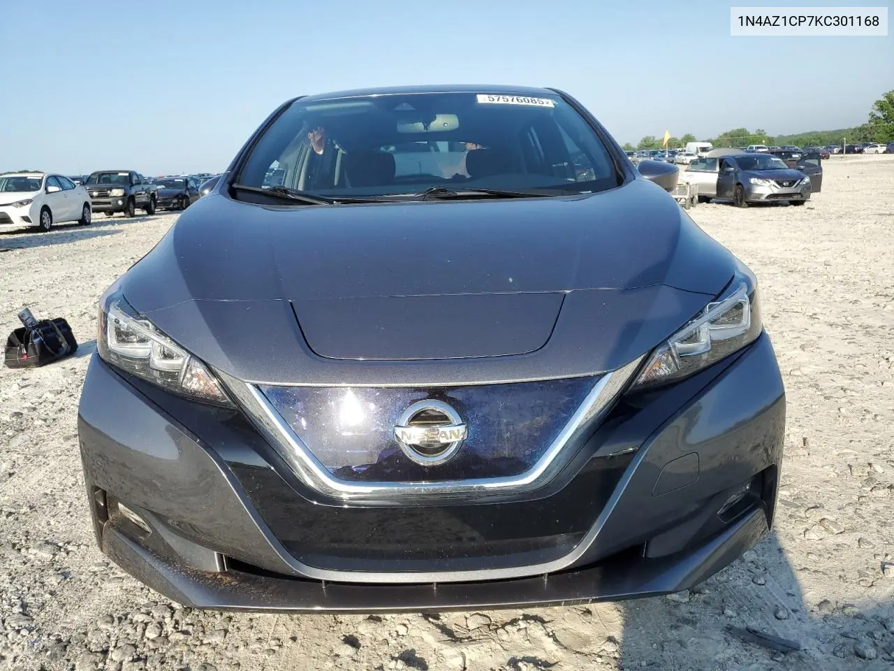2019 Nissan Leaf S VIN: 1N4AZ1CP7KC301168 Lot: 57576085