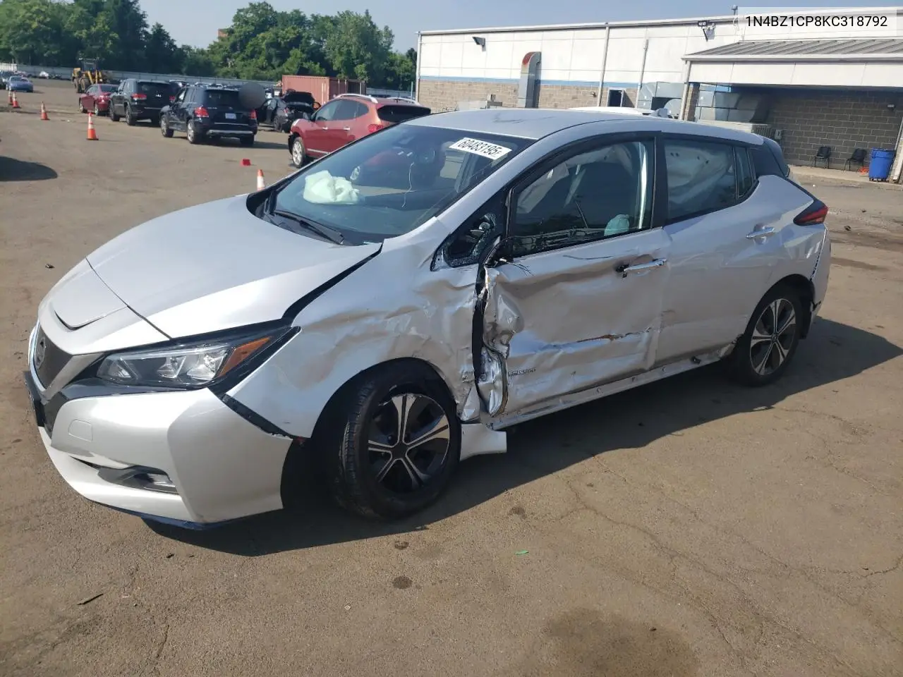 2019 Nissan Leaf S Plus VIN: 1N4BZ1CP8KC318792 Lot: 60483195