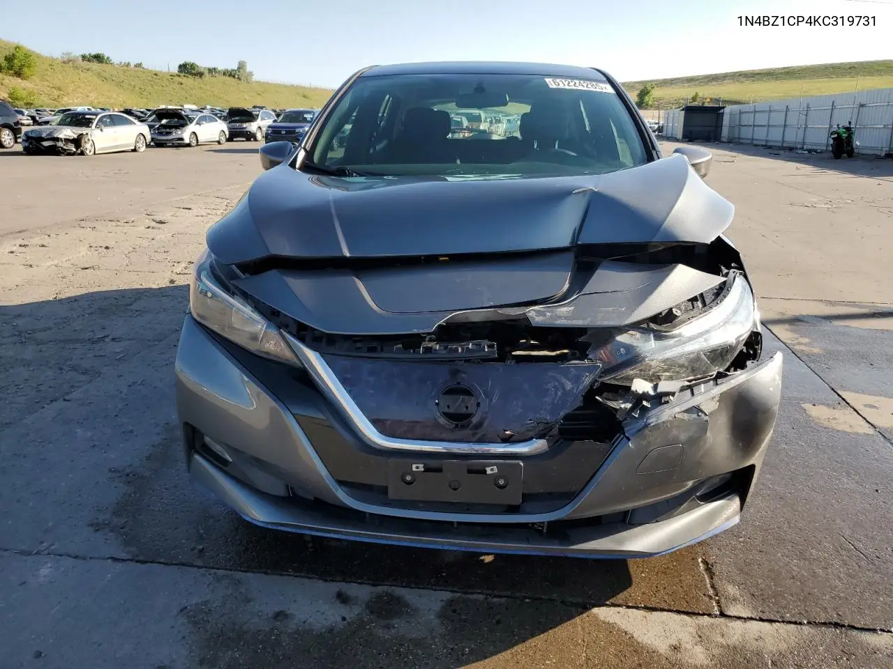 2019 Nissan Leaf S Plus VIN: 1N4BZ1CP4KC319731 Lot: 61224285