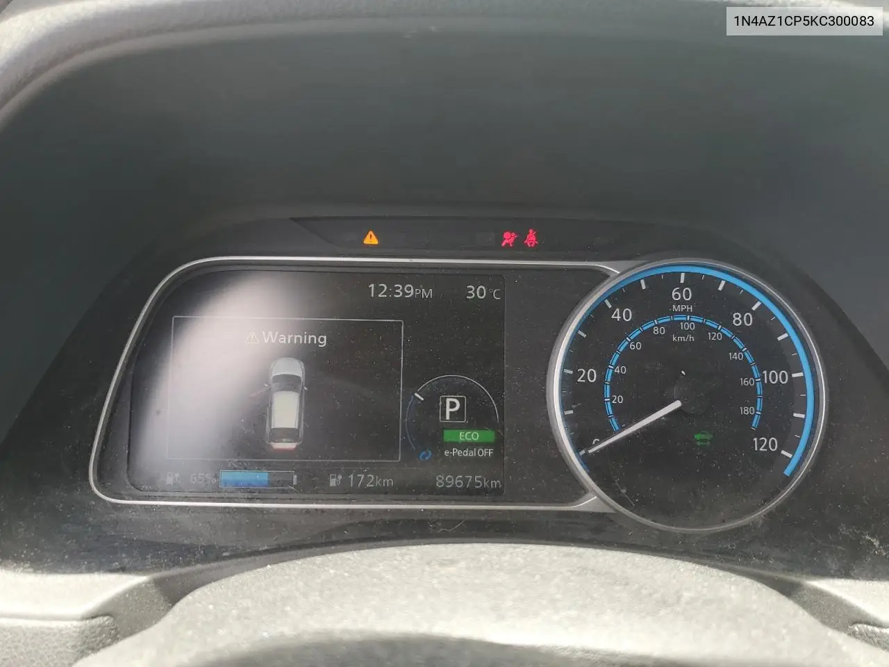 2019 Nissan Leaf S VIN: 1N4AZ1CP5KC300083 Lot: 61266685