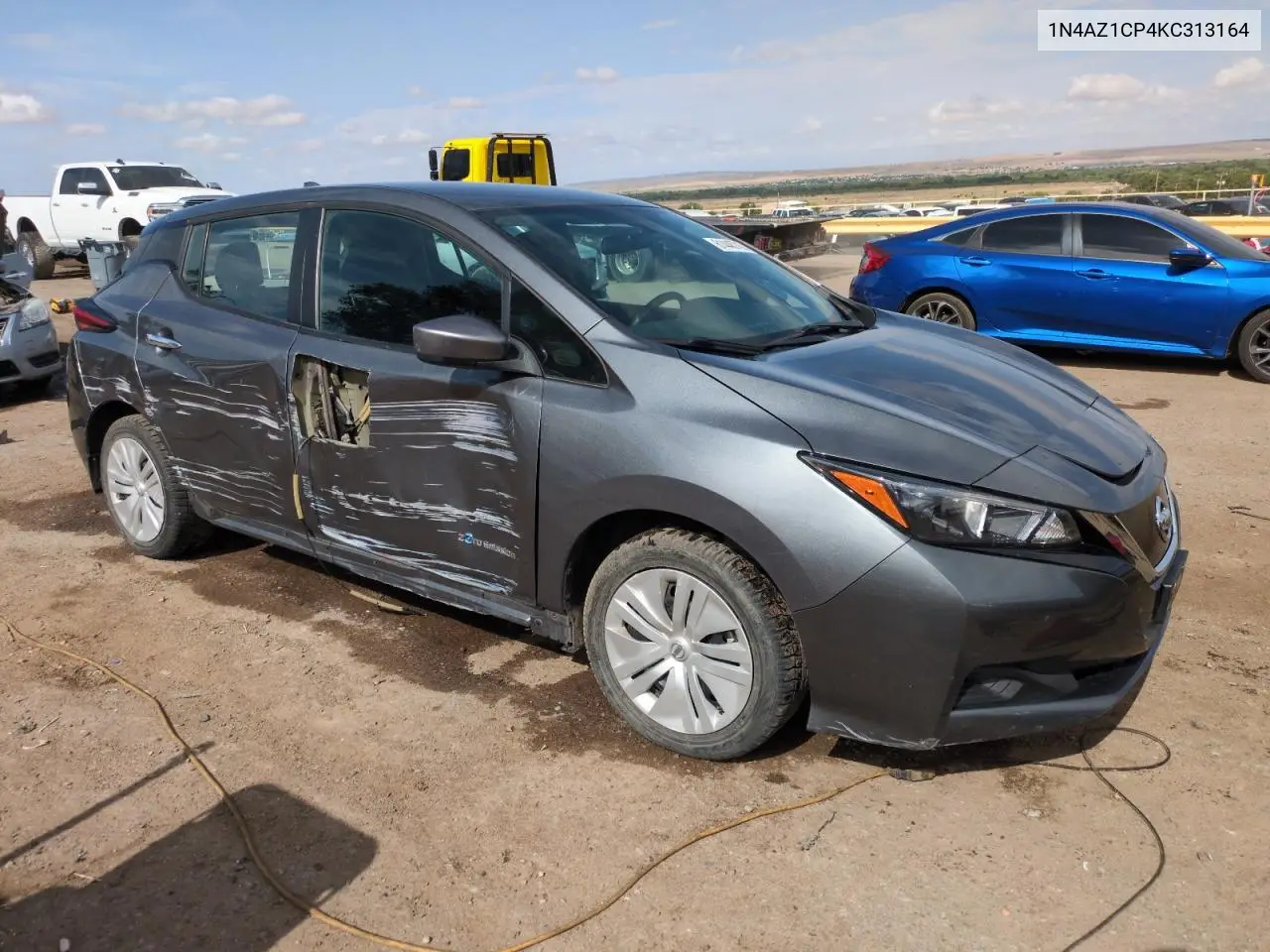 2019 Nissan Leaf S VIN: 1N4AZ1CP4KC313164 Lot: 61448745