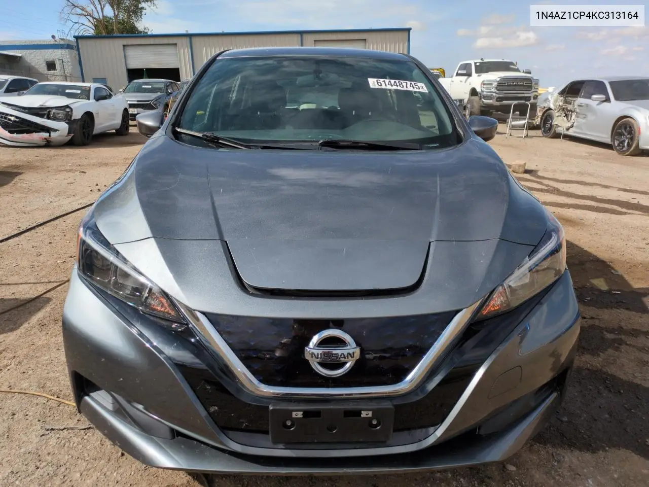 2019 Nissan Leaf S VIN: 1N4AZ1CP4KC313164 Lot: 61448745