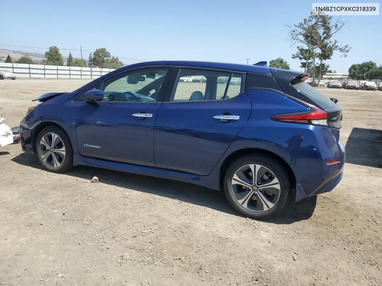 2019 Nissan Leaf S Plus VIN: 1N4BZ1CPXKC318339 Lot: 61463865