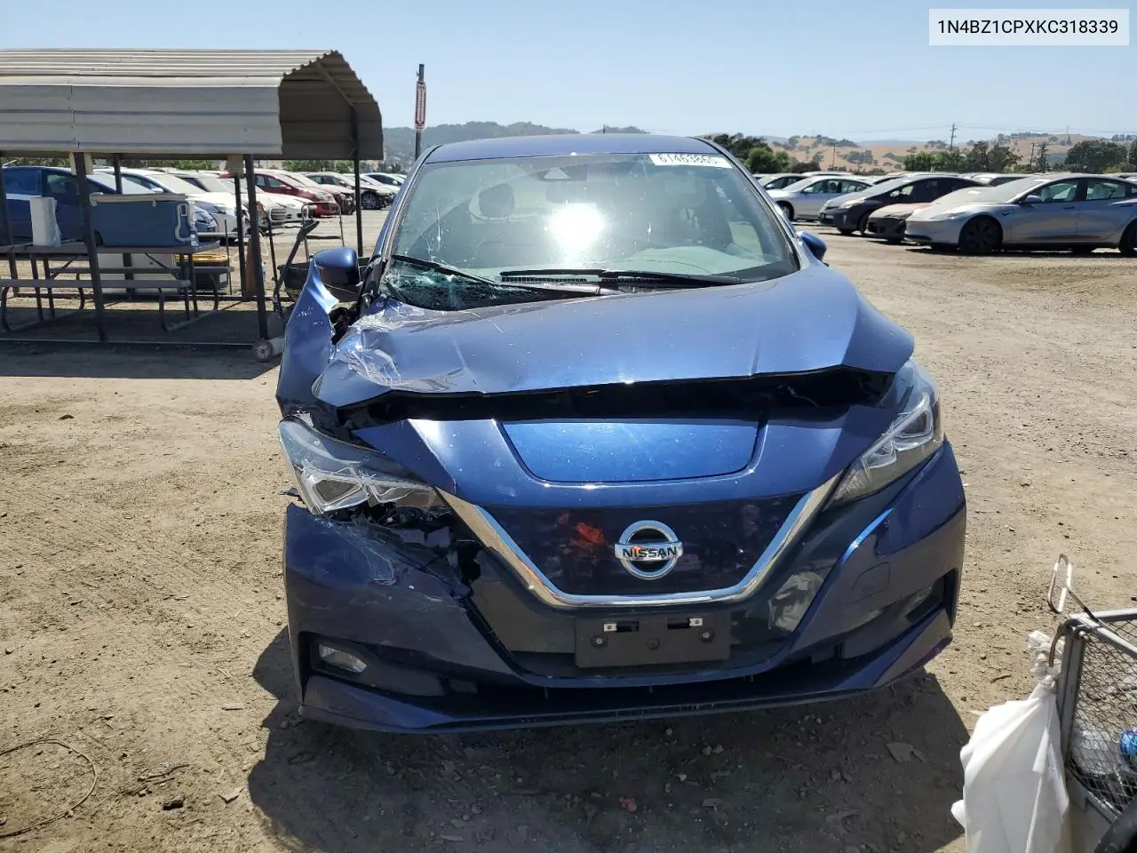 2019 Nissan Leaf S Plus VIN: 1N4BZ1CPXKC318339 Lot: 61463865
