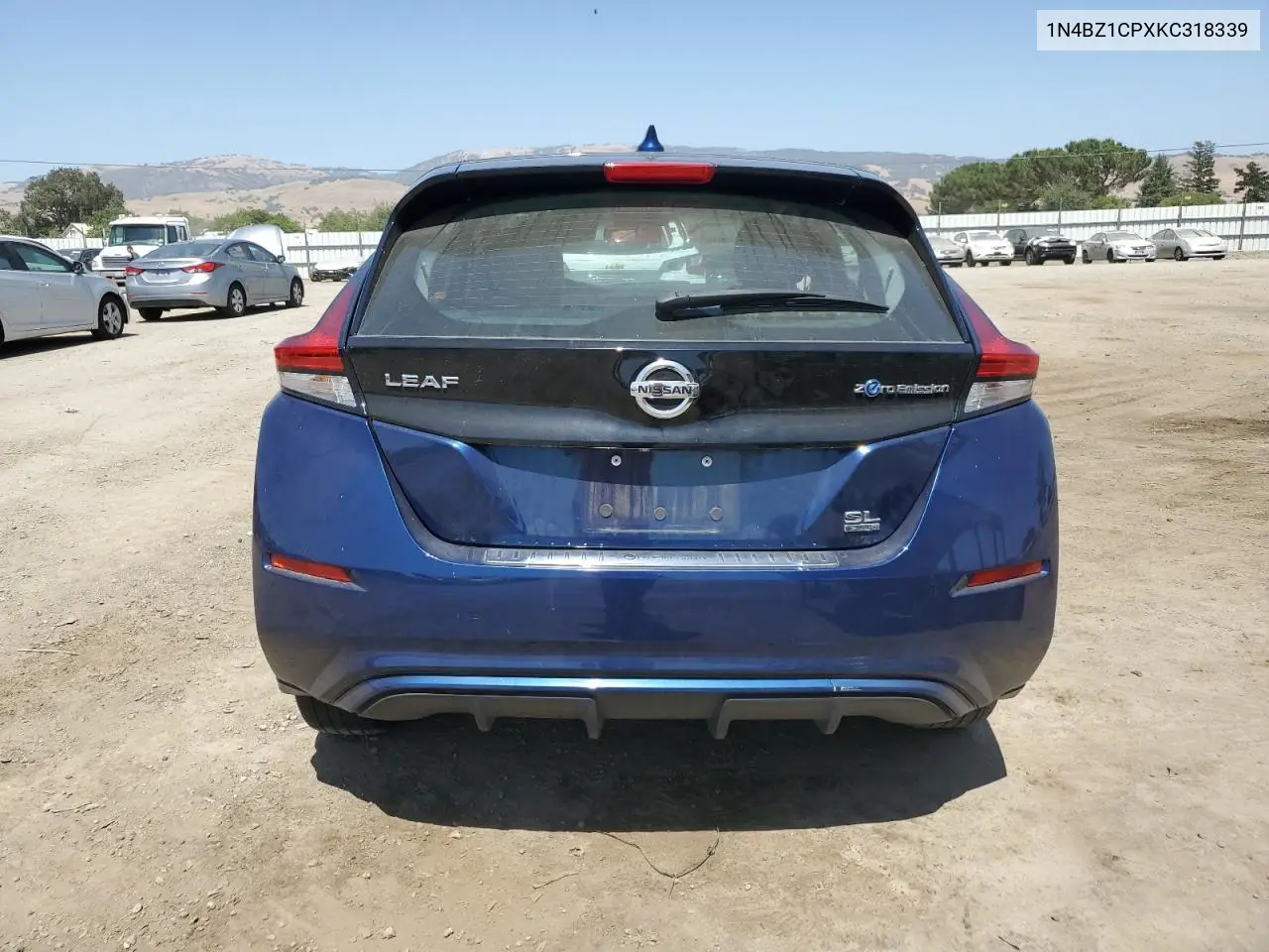 2019 Nissan Leaf S Plus VIN: 1N4BZ1CPXKC318339 Lot: 61463865