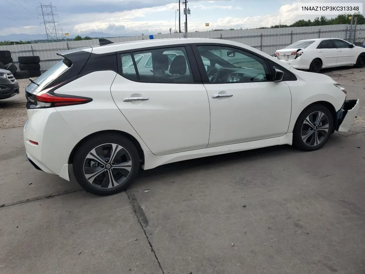 2019 Nissan Leaf S VIN: 1N4AZ1CP3KC313348 Lot: 62196205