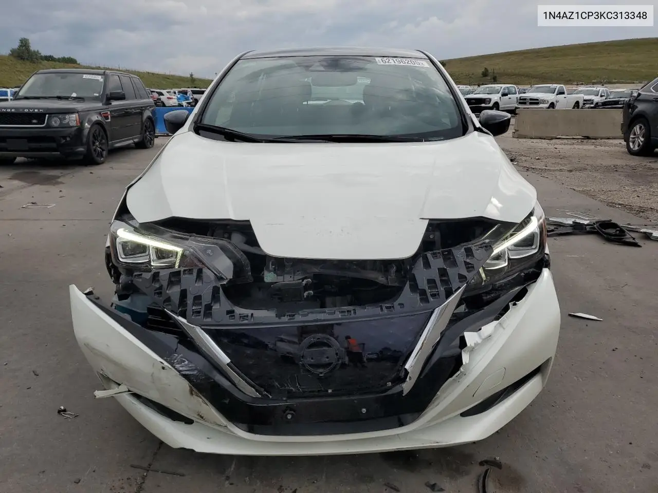 2019 Nissan Leaf S VIN: 1N4AZ1CP3KC313348 Lot: 62196205