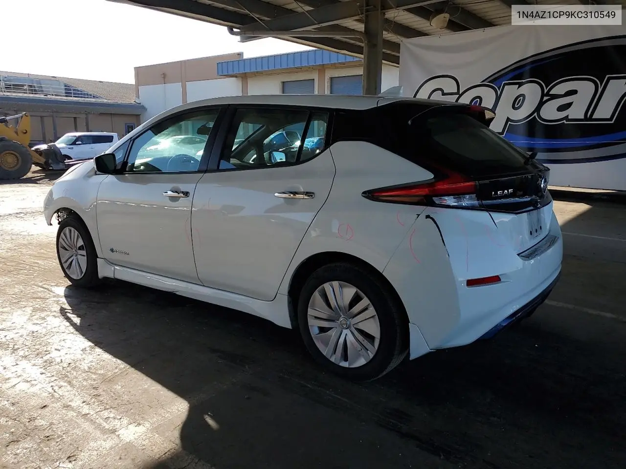 2019 Nissan Leaf S VIN: 1N4AZ1CP9KC310549 Lot: 62319525