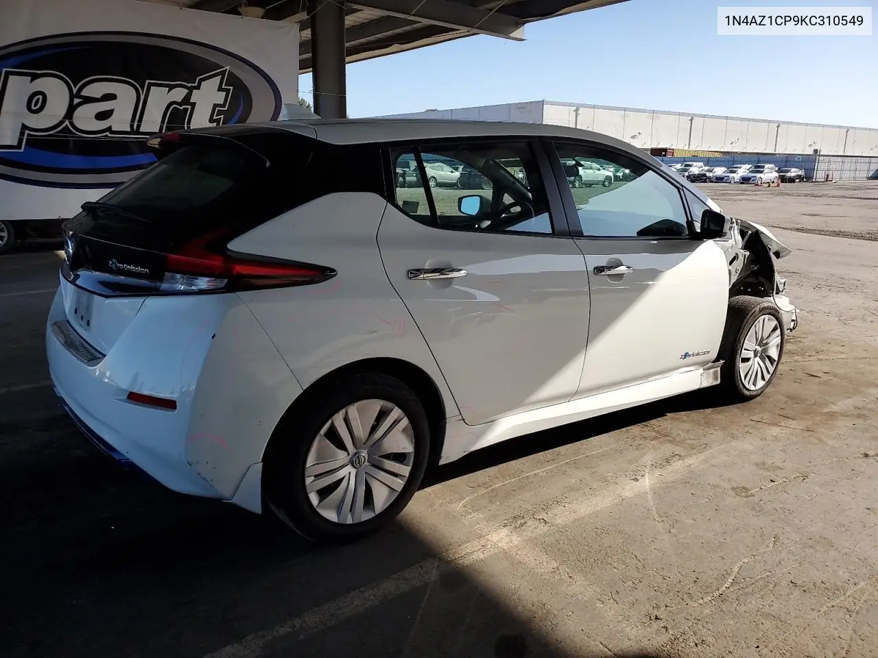 2019 Nissan Leaf S VIN: 1N4AZ1CP9KC310549 Lot: 62319525