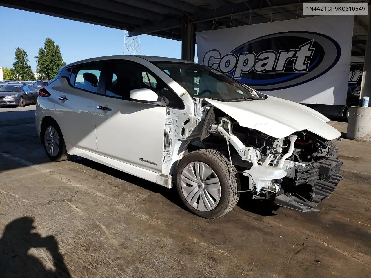 2019 Nissan Leaf S VIN: 1N4AZ1CP9KC310549 Lot: 62319525