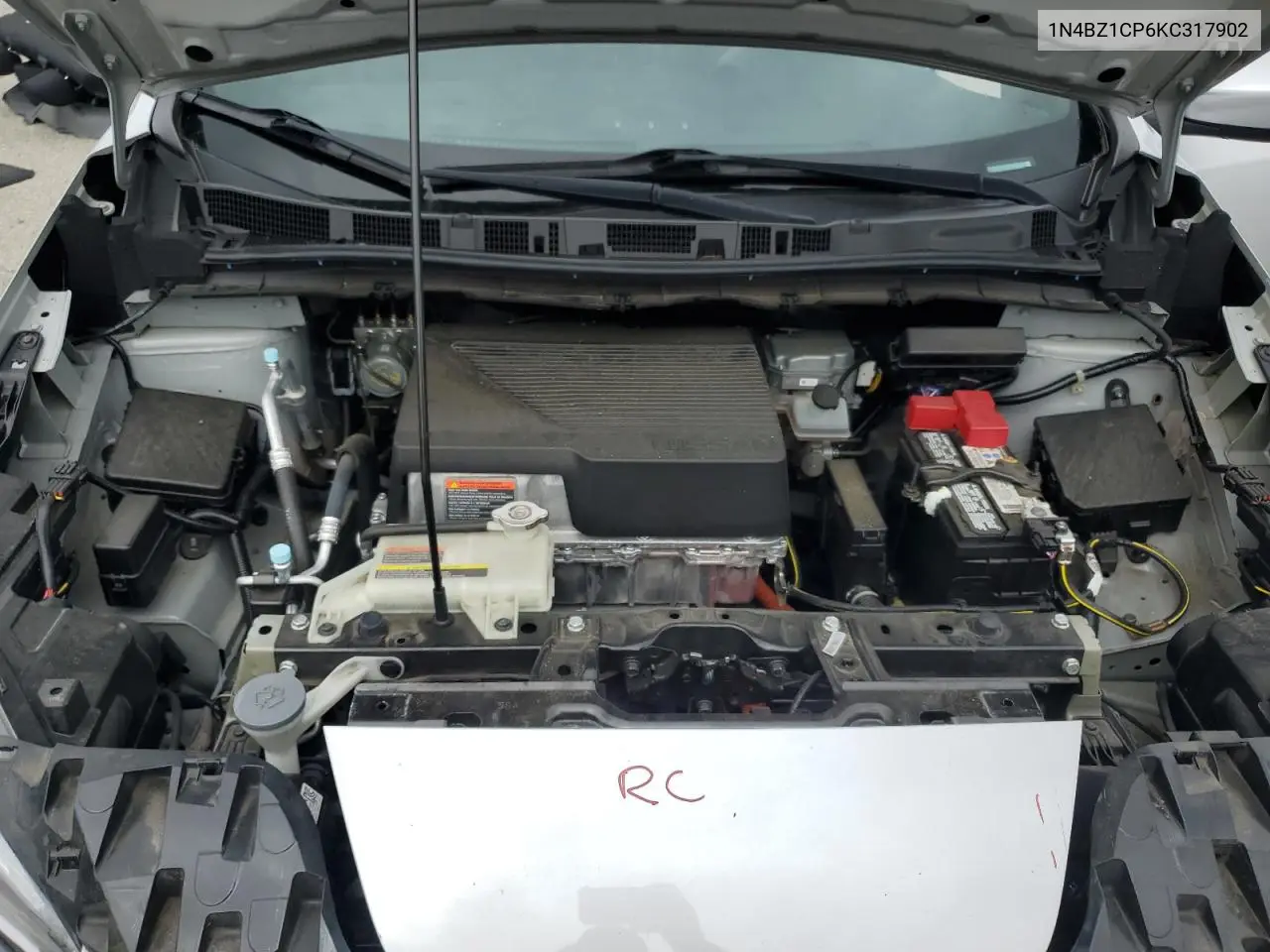 2019 Nissan Leaf S Plus VIN: 1N4BZ1CP6KC317902 Lot: 62417695