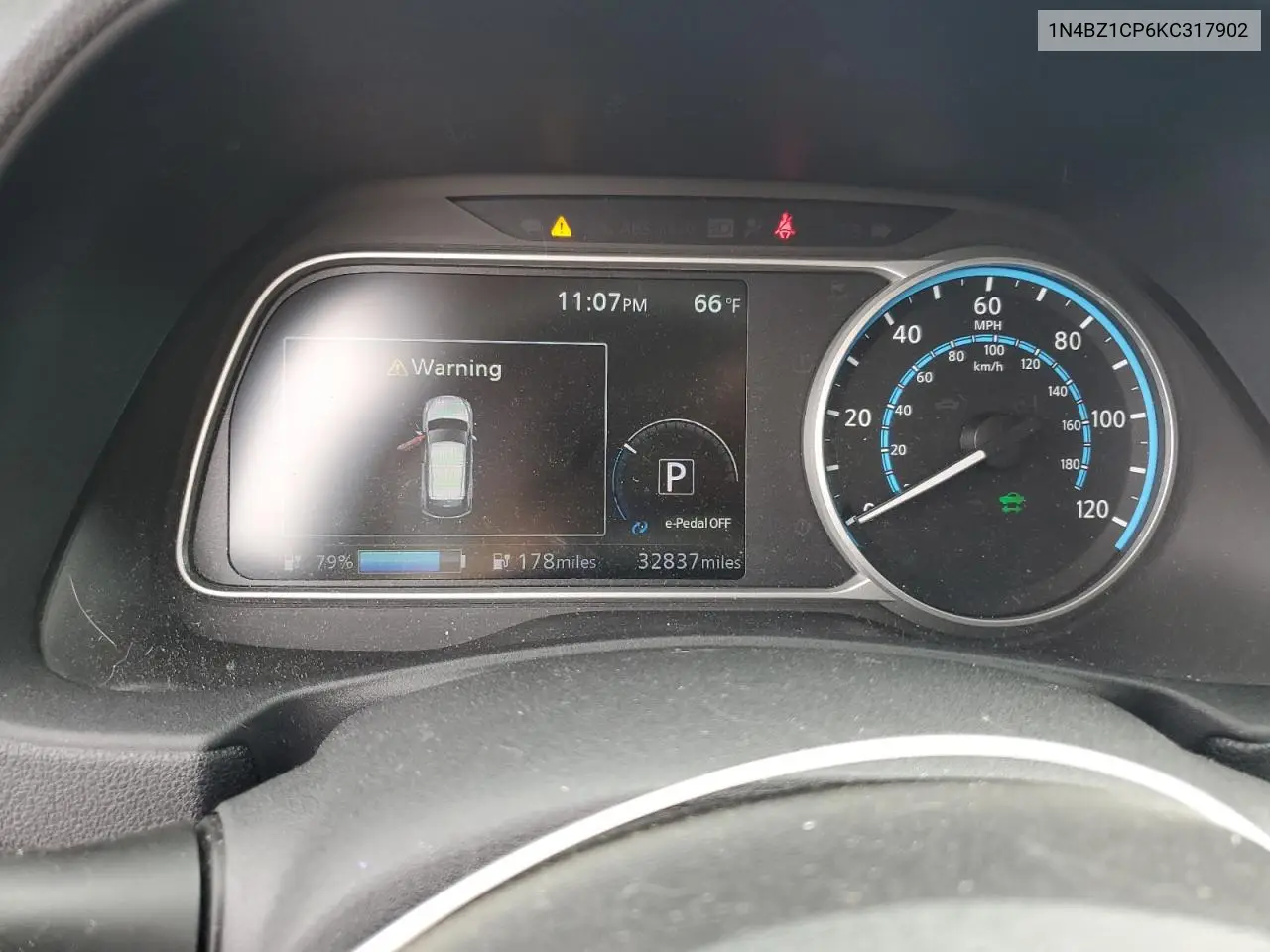 2019 Nissan Leaf S Plus VIN: 1N4BZ1CP6KC317902 Lot: 62417695