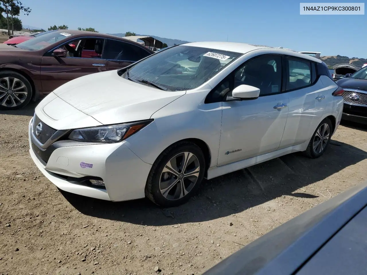 2019 Nissan Leaf S VIN: 1N4AZ1CP9KC300801 Lot: 62607275