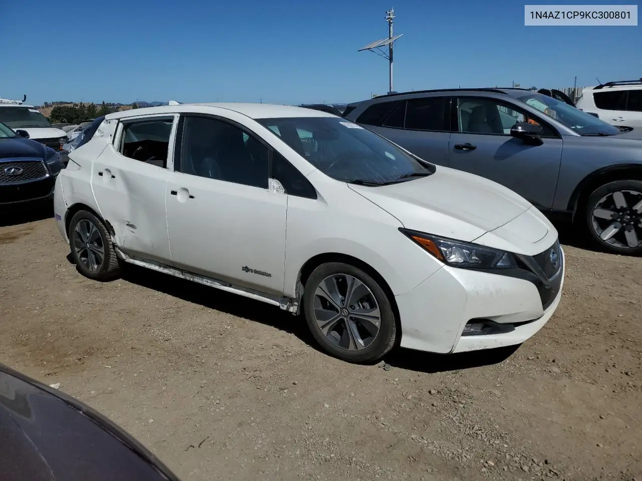 2019 Nissan Leaf S VIN: 1N4AZ1CP9KC300801 Lot: 62607275