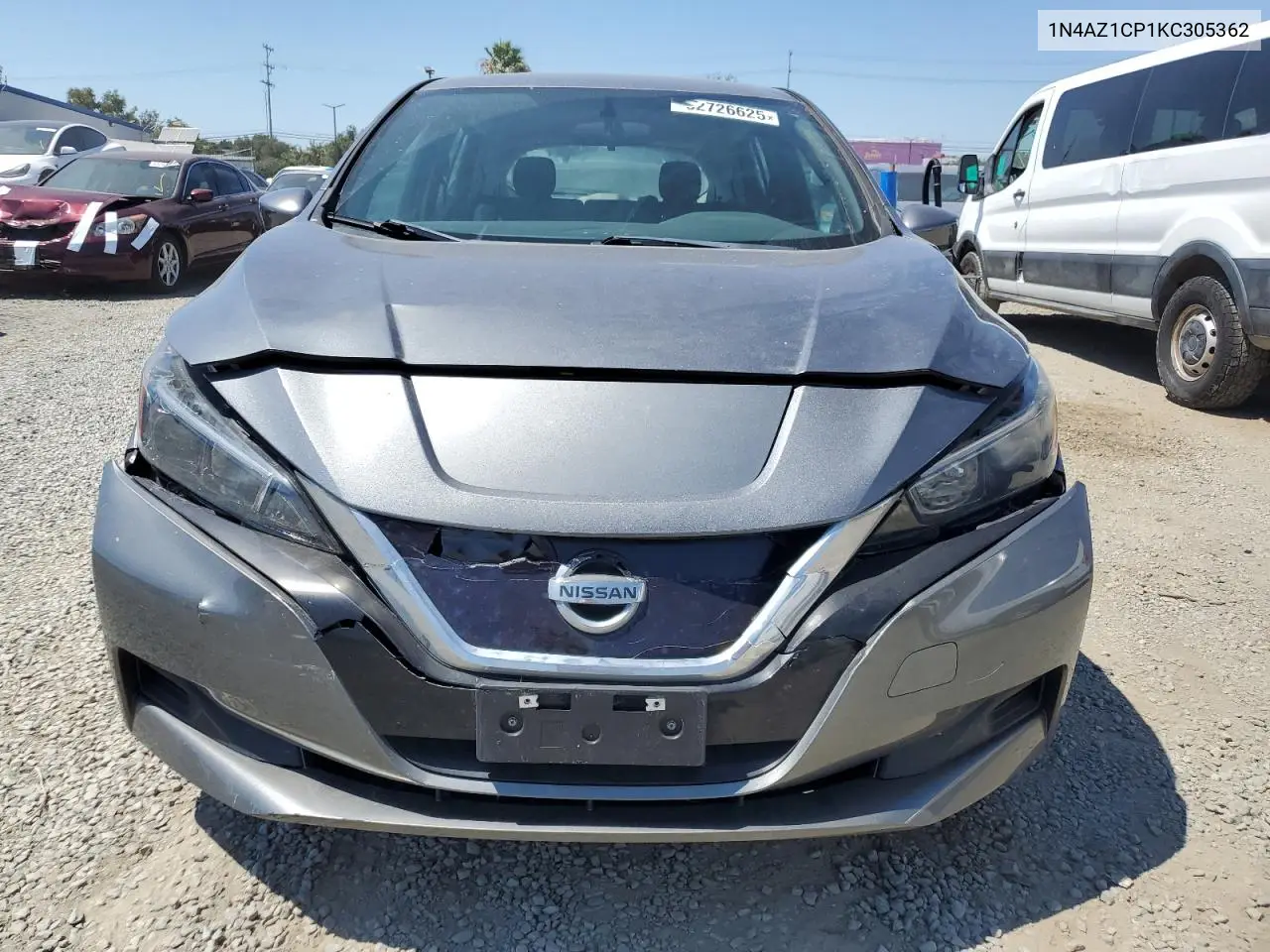 2019 Nissan Leaf S VIN: 1N4AZ1CP1KC305362 Lot: 62888945
