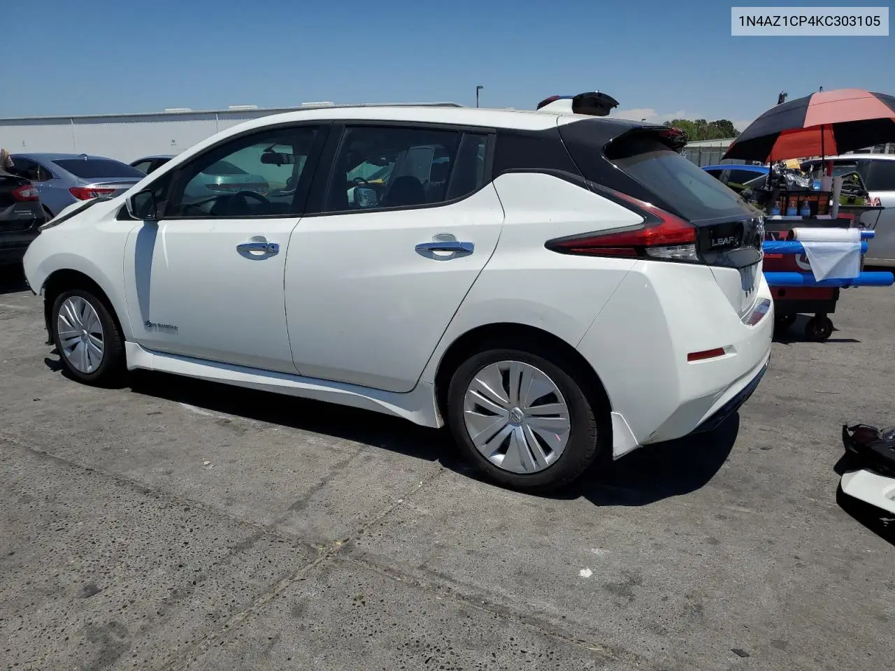 2019 Nissan Leaf S VIN: 1N4AZ1CP4KC303105 Lot: 63367405