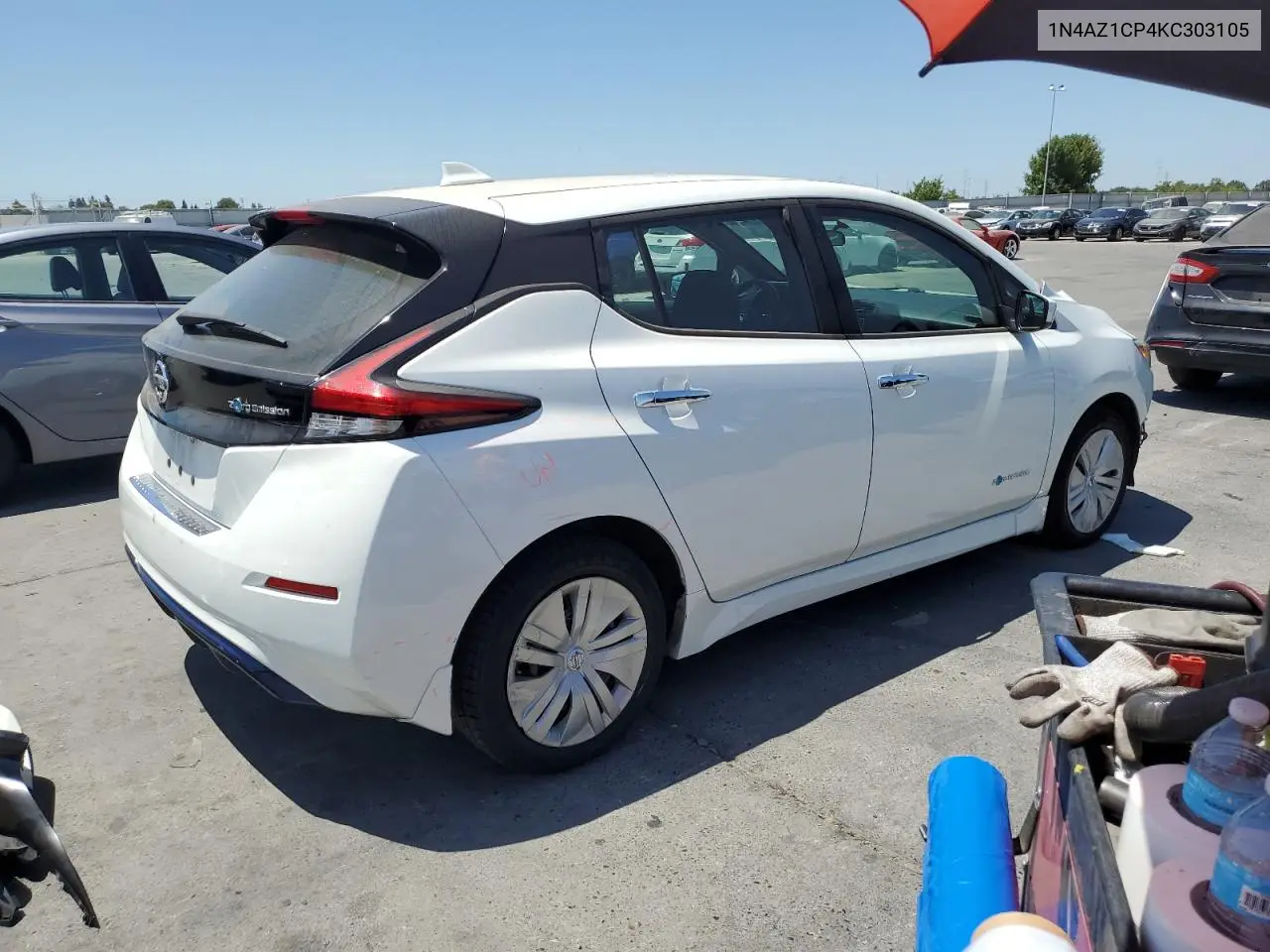 2019 Nissan Leaf S VIN: 1N4AZ1CP4KC303105 Lot: 63367405