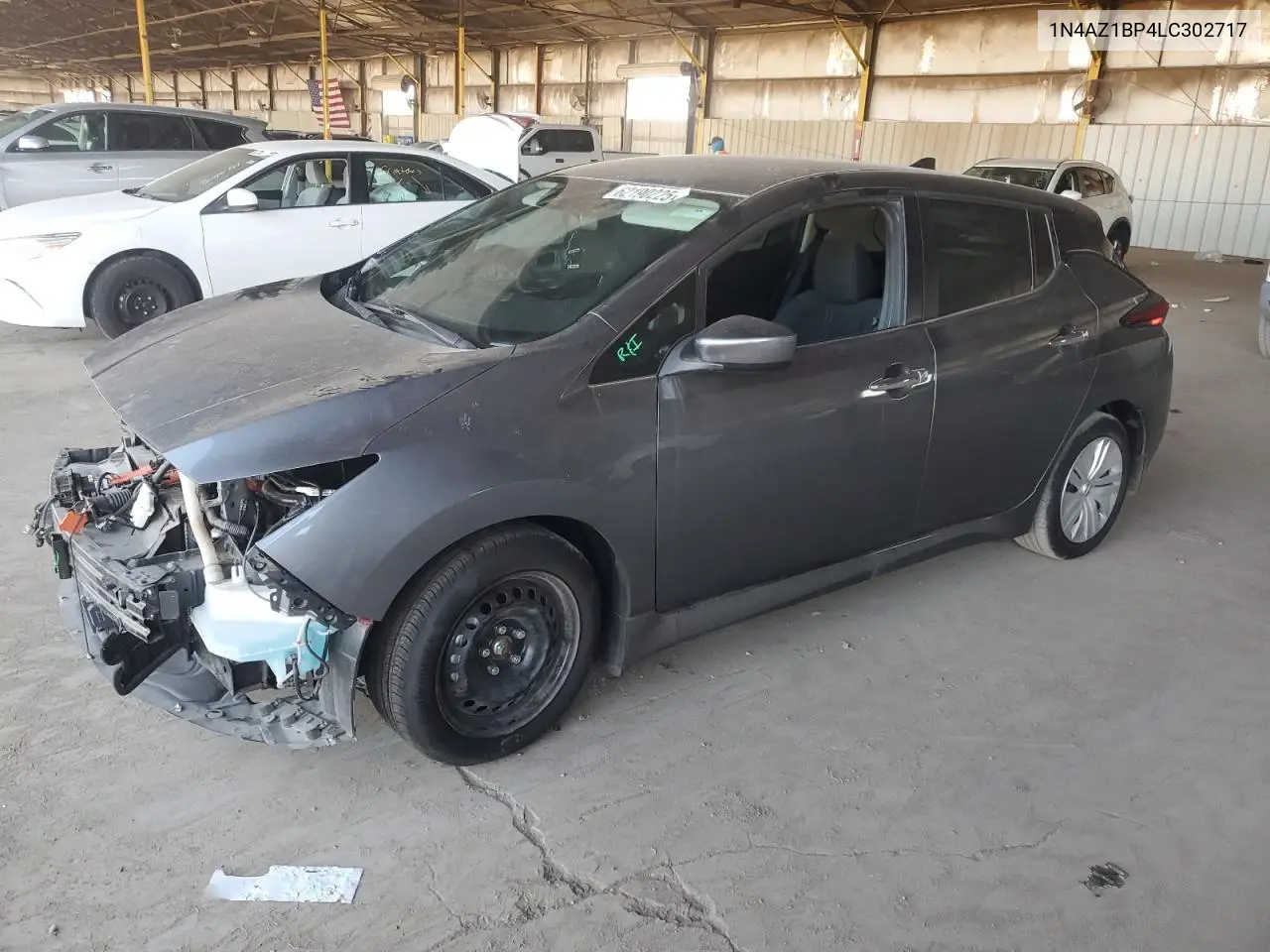 2020 Nissan Leaf S VIN: 1N4AZ1BP4LC302717 Lot: 62190225