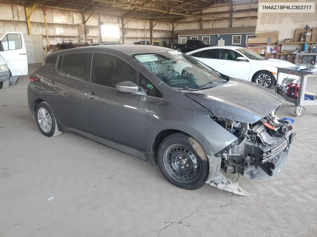 2020 Nissan Leaf S VIN: 1N4AZ1BP4LC302717 Lot: 62190225