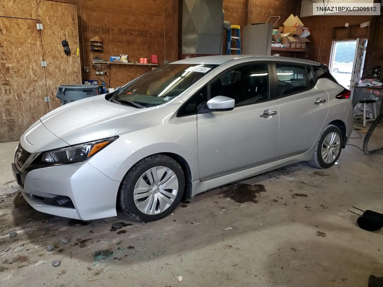 2020 Nissan Leaf S VIN: 1N4AZ1BPXLC309512 Lot: 62251165