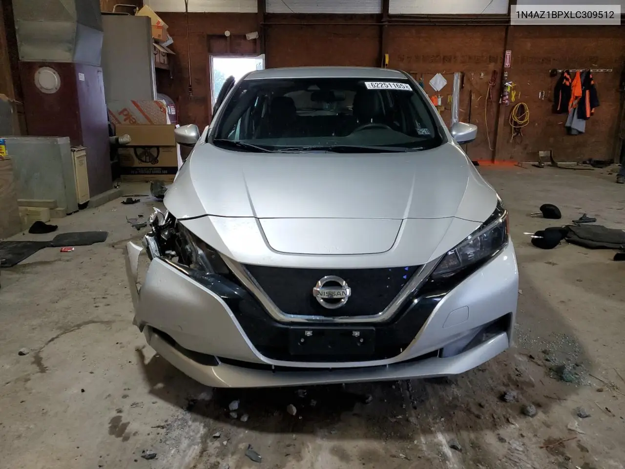 2020 Nissan Leaf S VIN: 1N4AZ1BPXLC309512 Lot: 62251165