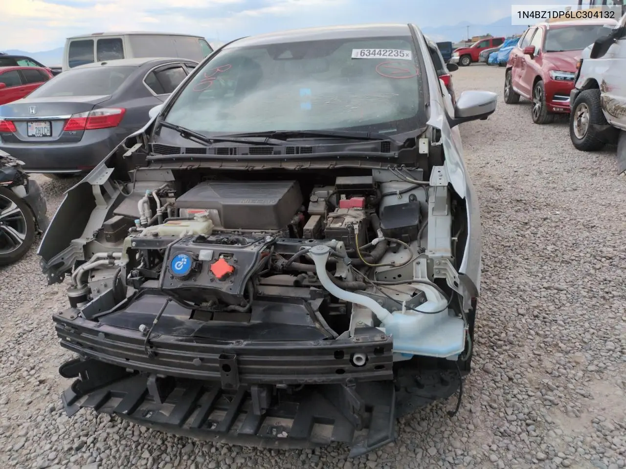 2020 Nissan Leaf Sl Plus VIN: 1N4BZ1DP6LC304132 Lot: 63442235