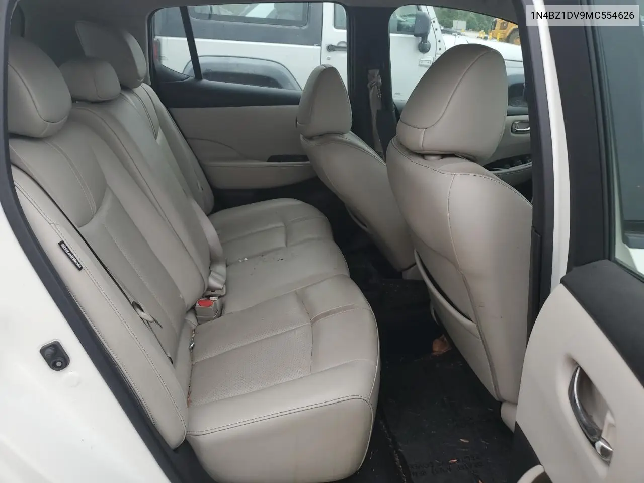 2021 Nissan Leaf Sl Plus VIN: 1N4BZ1DV9MC554626 Lot: 61155875
