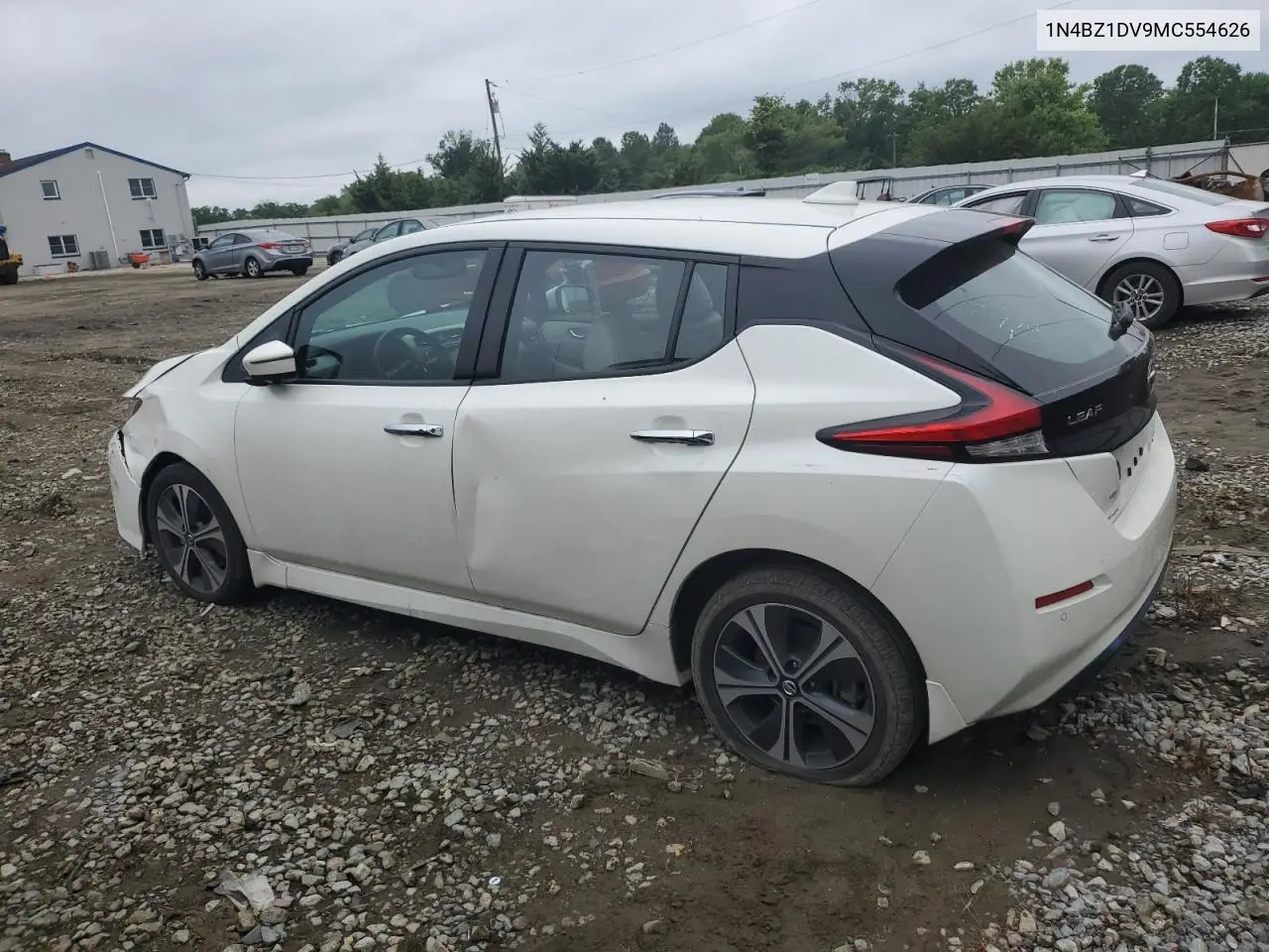 2021 Nissan Leaf Sl Plus VIN: 1N4BZ1DV9MC554626 Lot: 61155875