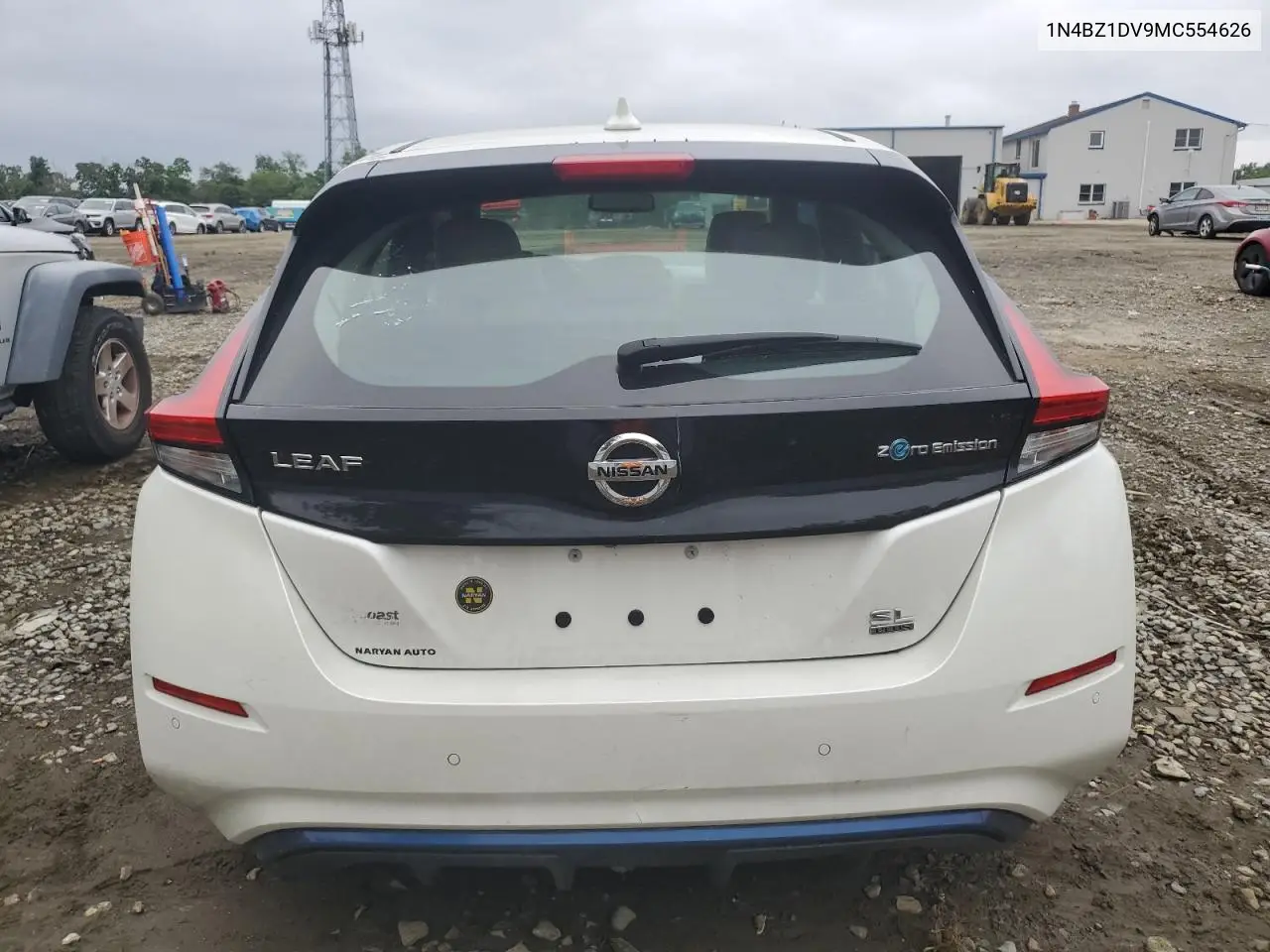 2021 Nissan Leaf Sl Plus VIN: 1N4BZ1DV9MC554626 Lot: 61155875