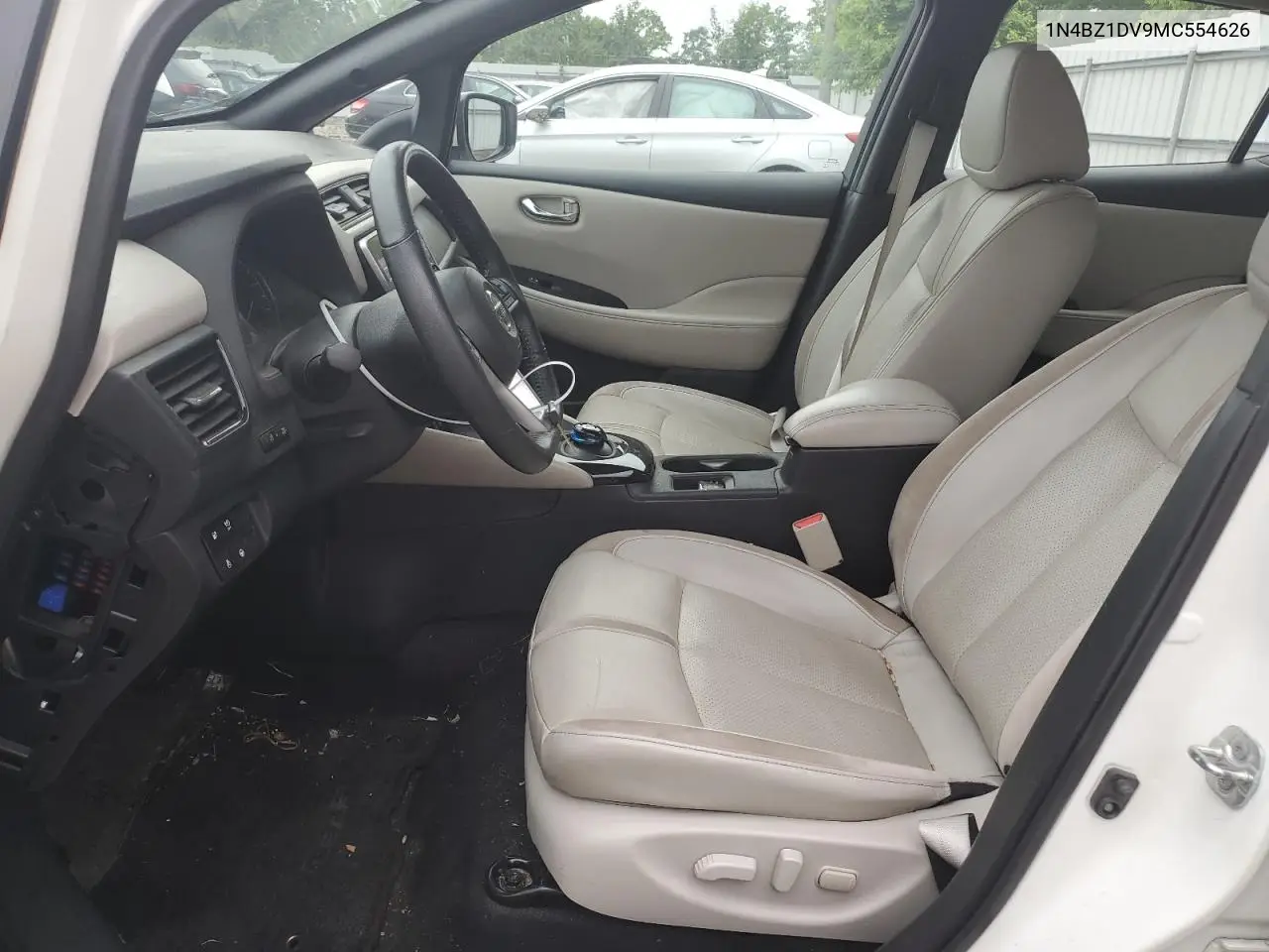 2021 Nissan Leaf Sl Plus VIN: 1N4BZ1DV9MC554626 Lot: 61155875
