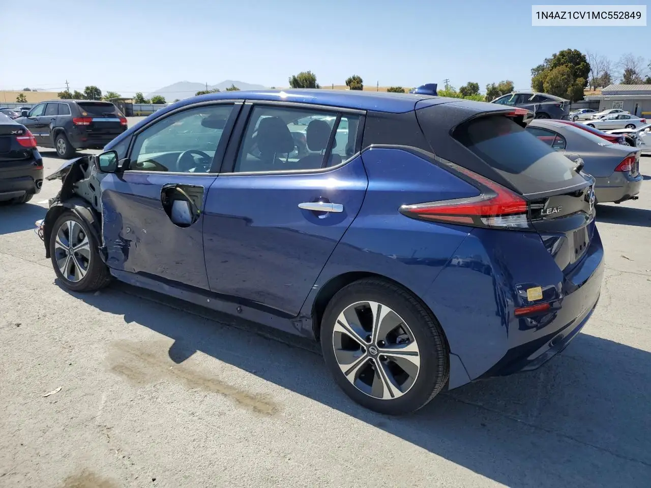 2021 Nissan Leaf Sv VIN: 1N4AZ1CV1MC552849 Lot: 61431135