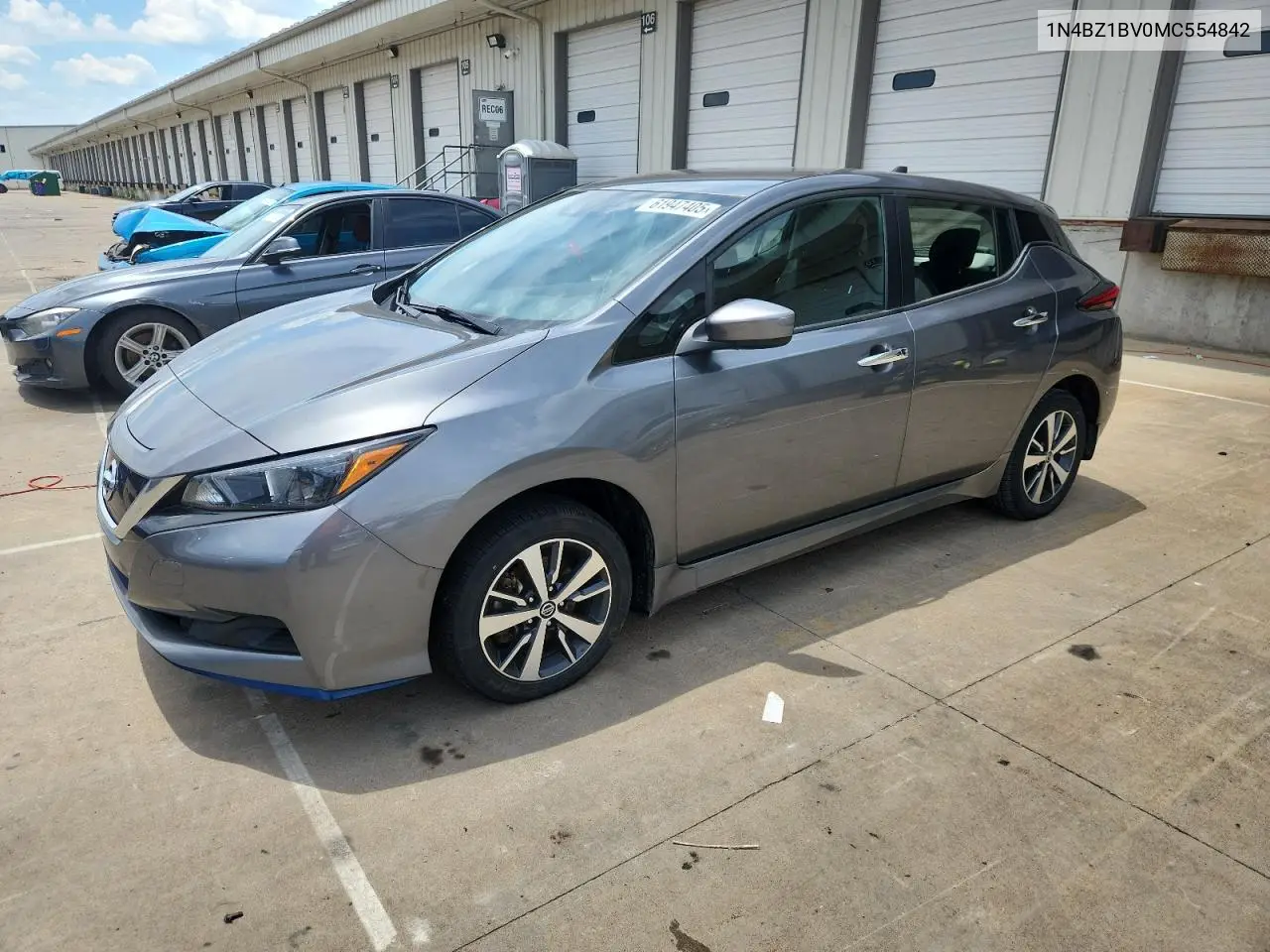 2021 Nissan Leaf S Plus VIN: 1N4BZ1BV0MC554842 Lot: 61947405
