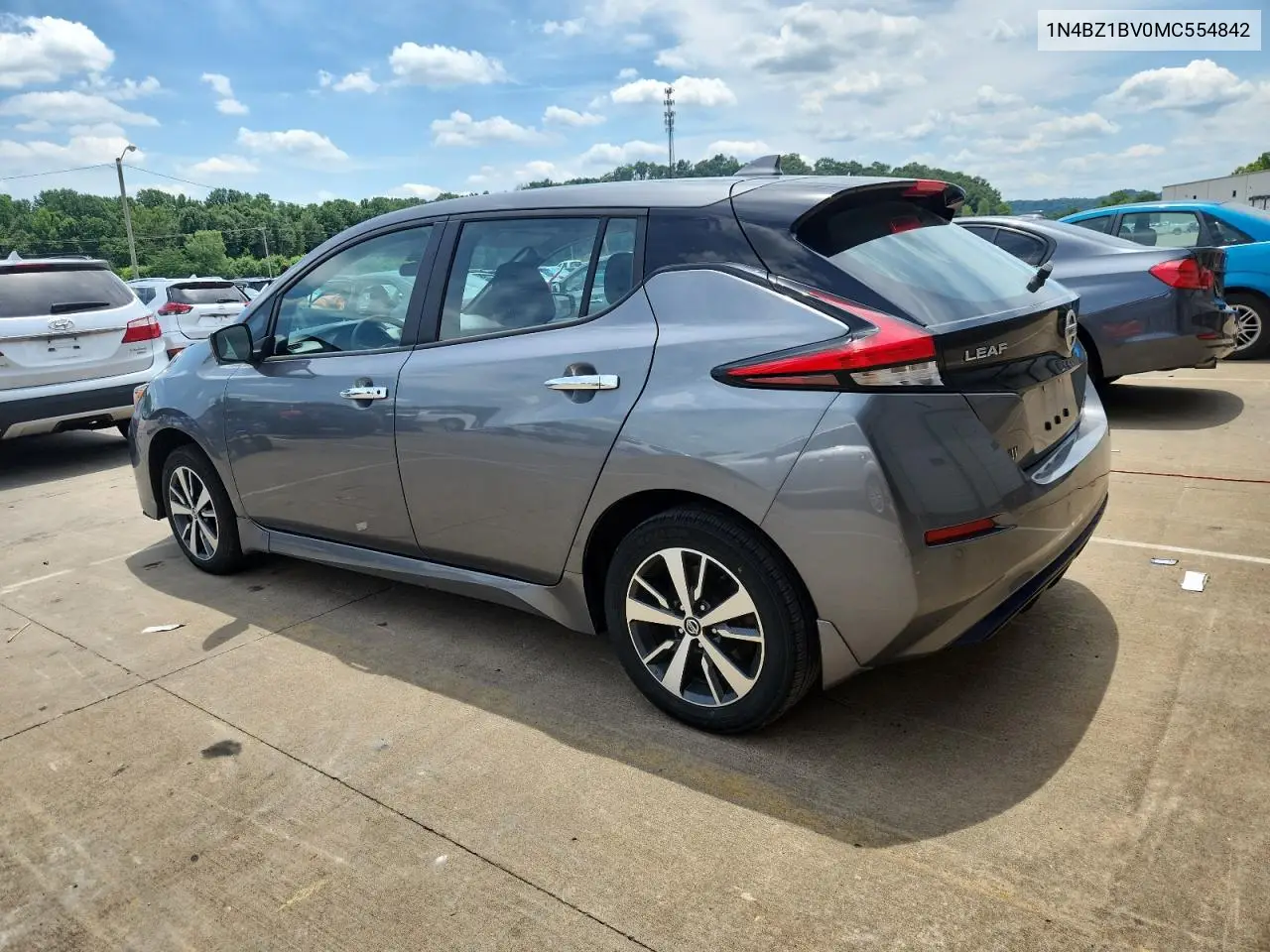 2021 Nissan Leaf S Plus VIN: 1N4BZ1BV0MC554842 Lot: 61947405