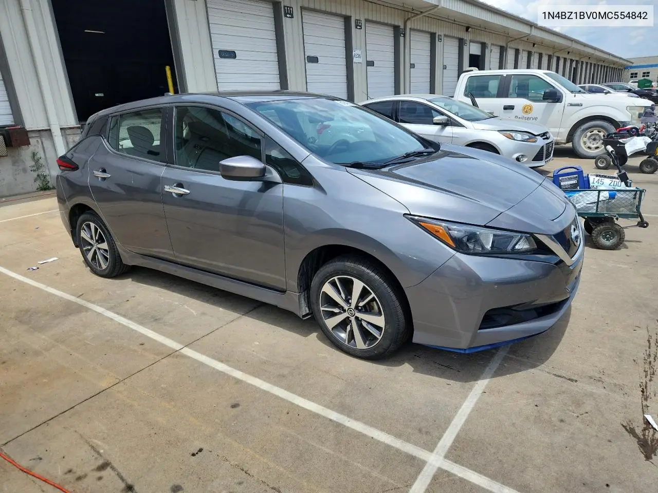 2021 Nissan Leaf S Plus VIN: 1N4BZ1BV0MC554842 Lot: 61947405