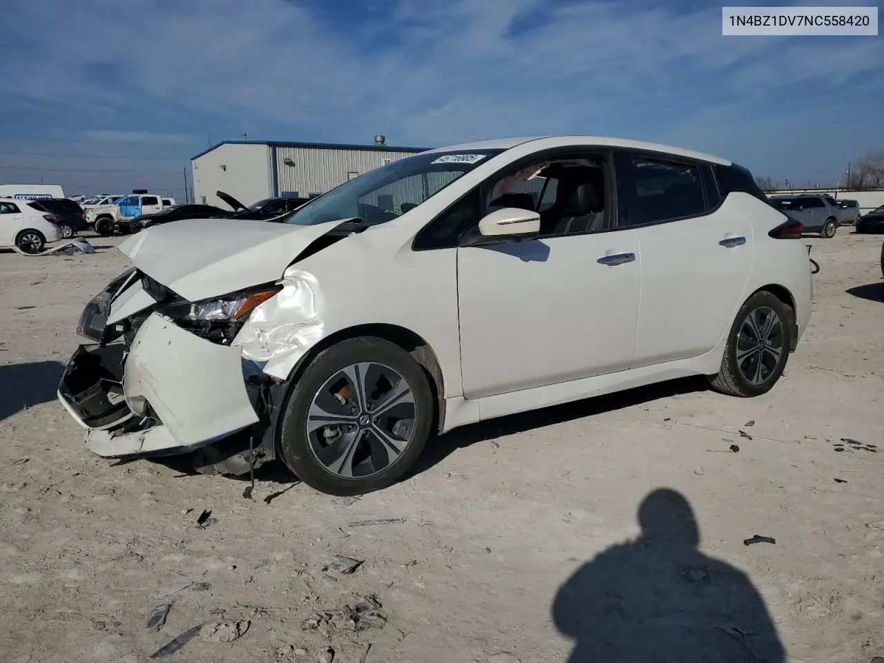 2022 Nissan Leaf Sl Plus VIN: 1N4BZ1DV7NC558420 Lot: 45716905